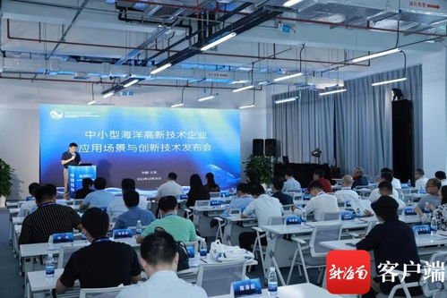 中小型高新技術企業應用場景與創新技術發布會在三亞舉辦